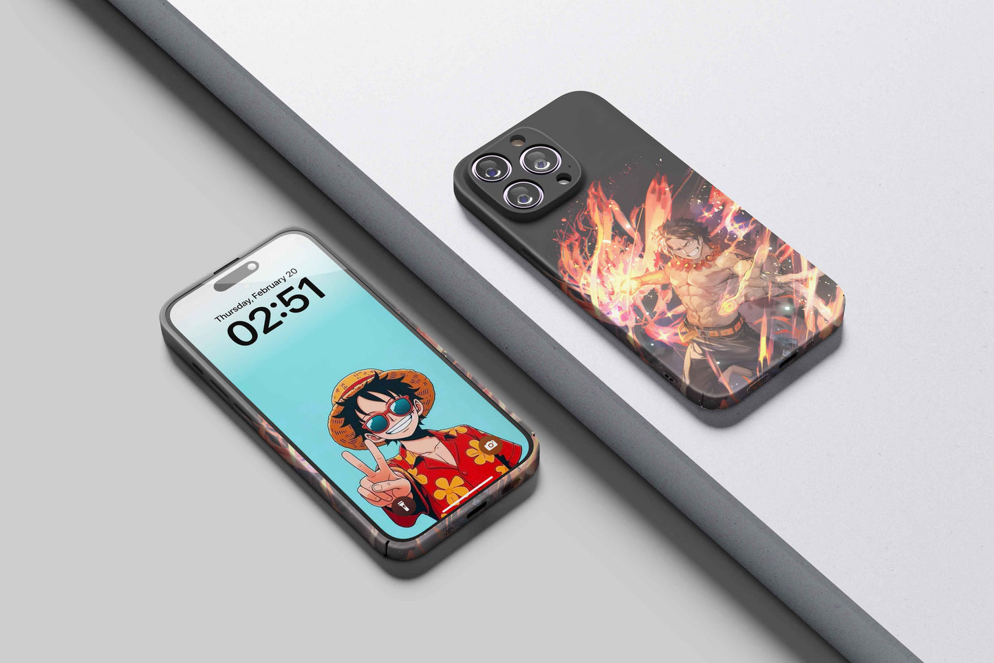 Portgas D Ace The Fire Fist | One Piece 3D Printed Anime Phone Case