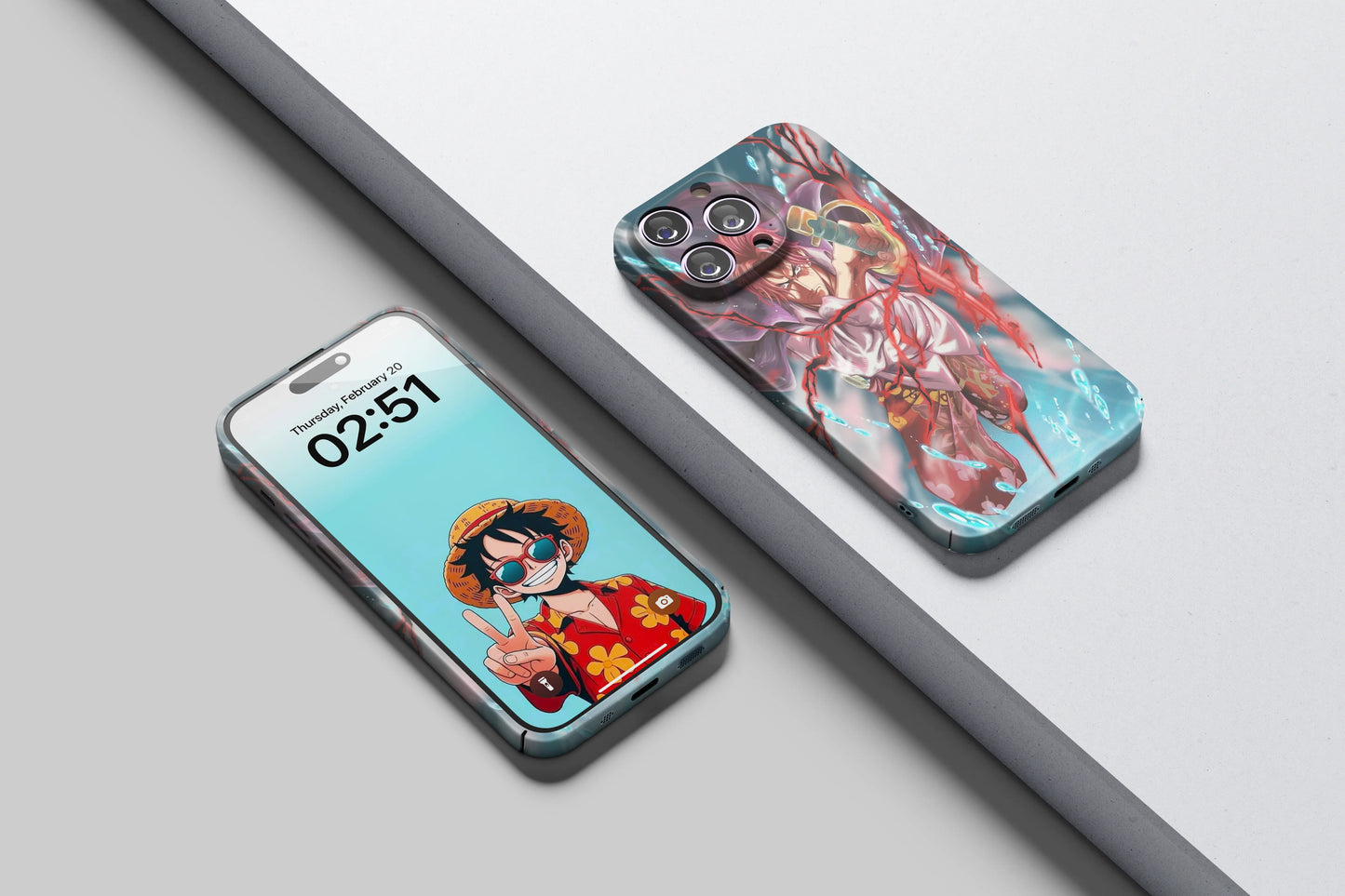 Shanks Divine Departure | One Piece 3D Printed Anime Phone Case