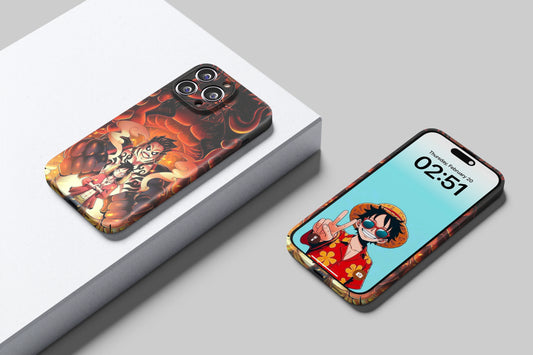 Luffy vs Kaido Dawn Over Onigashima | One Piece 3D Printed Anime Phone Case