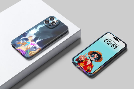 Luffy Gear5 Joy Boy Energy | One Piece 3D Printed Anime Phone Case