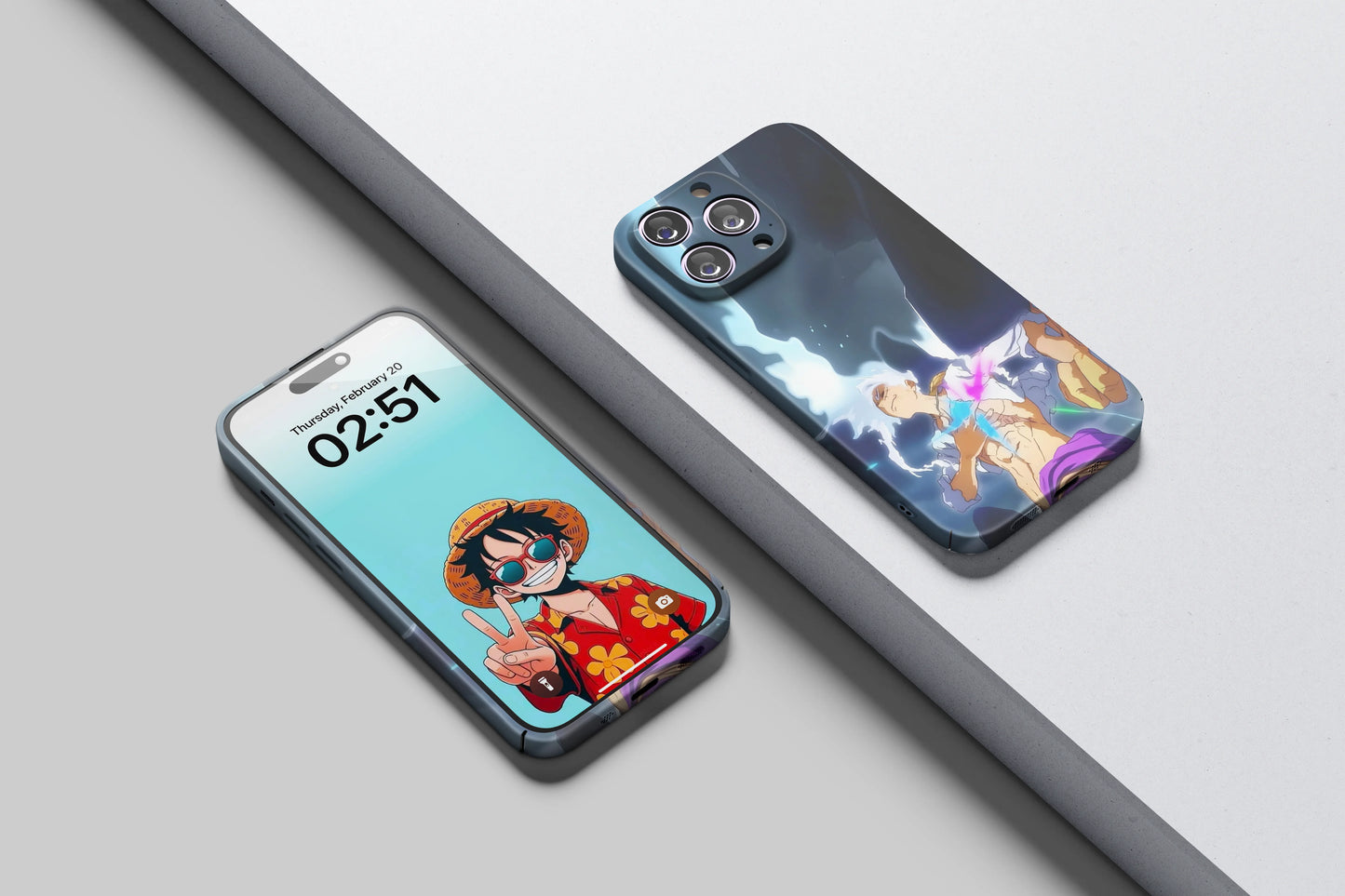 Luffy Gear5 Joy Boy Energy | One Piece 3D Printed Anime Phone Case