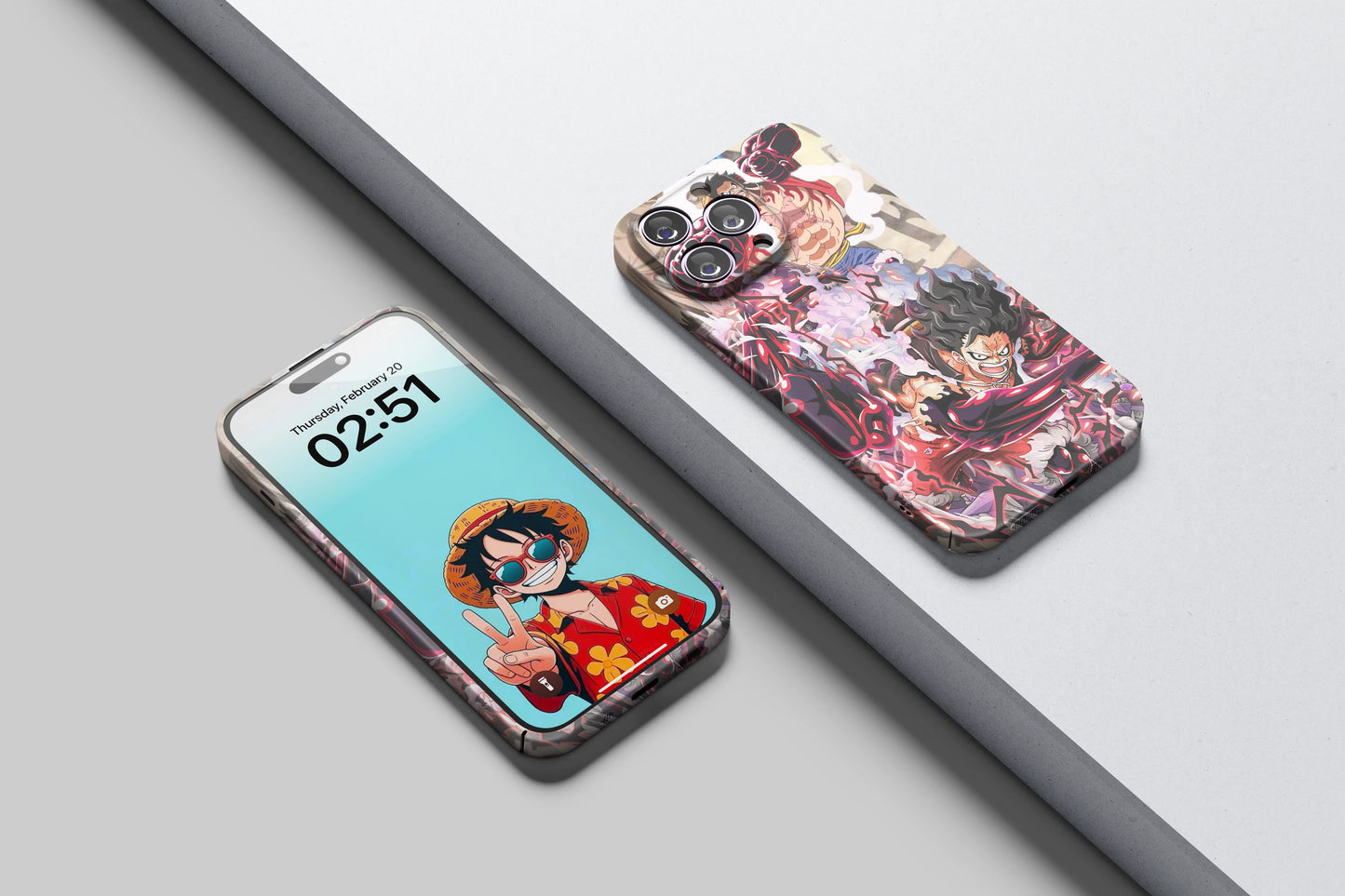 Luffy's Gear 4th Bounceman & Snakeman | One Piece 3D Printed Anime Phone Case
