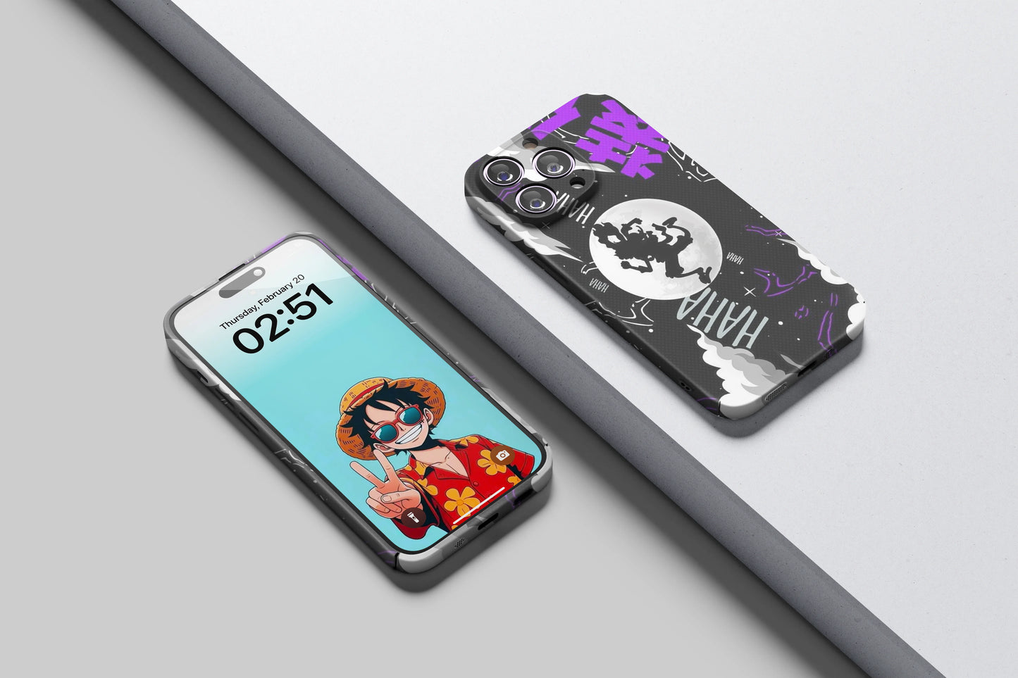 Luffy Haha Of Liberation | One Piece 3D Printed Anime Phone Case