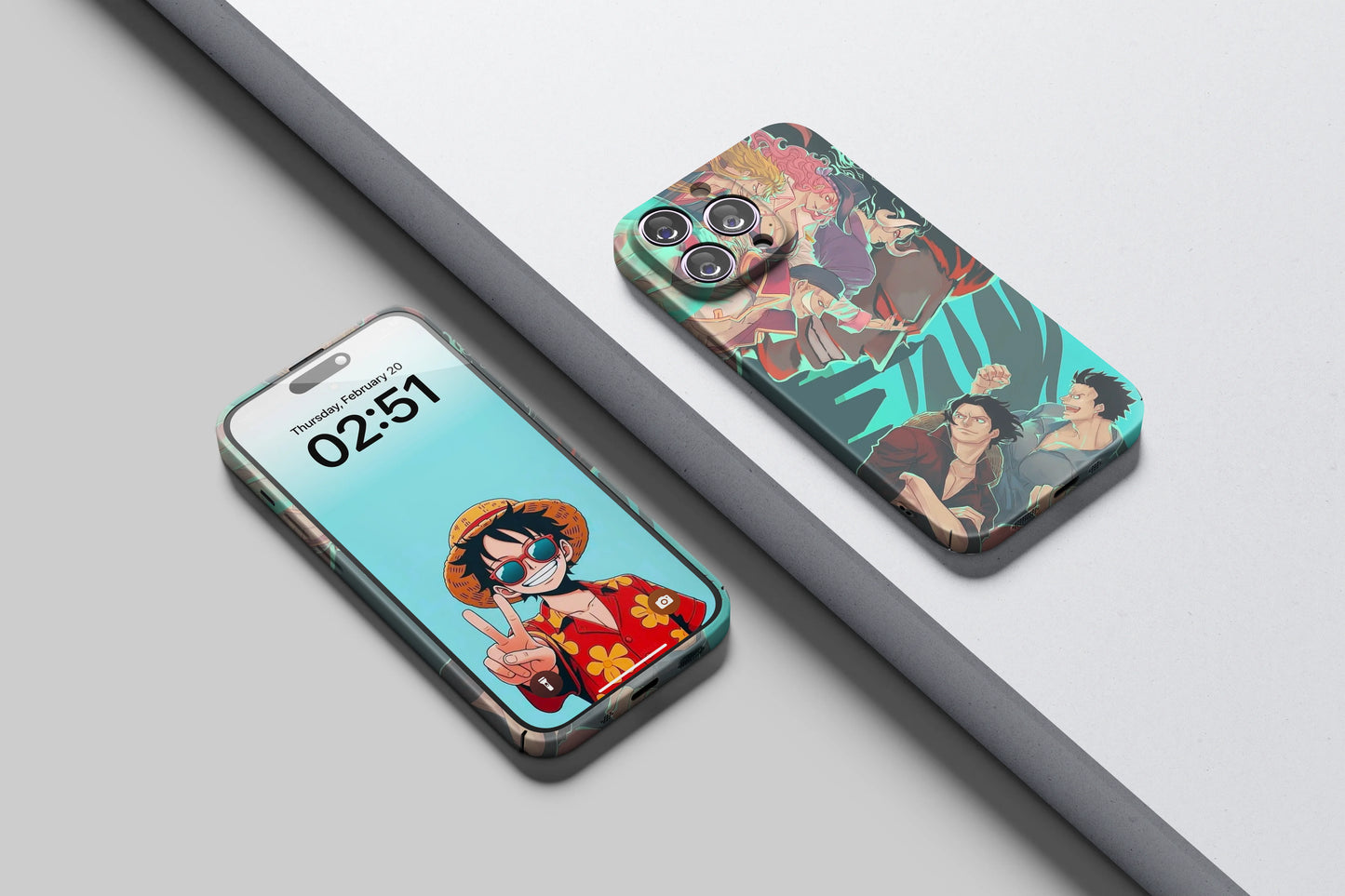 Legendary Old Generation | One Piece 3D Printed Anime Phone Case