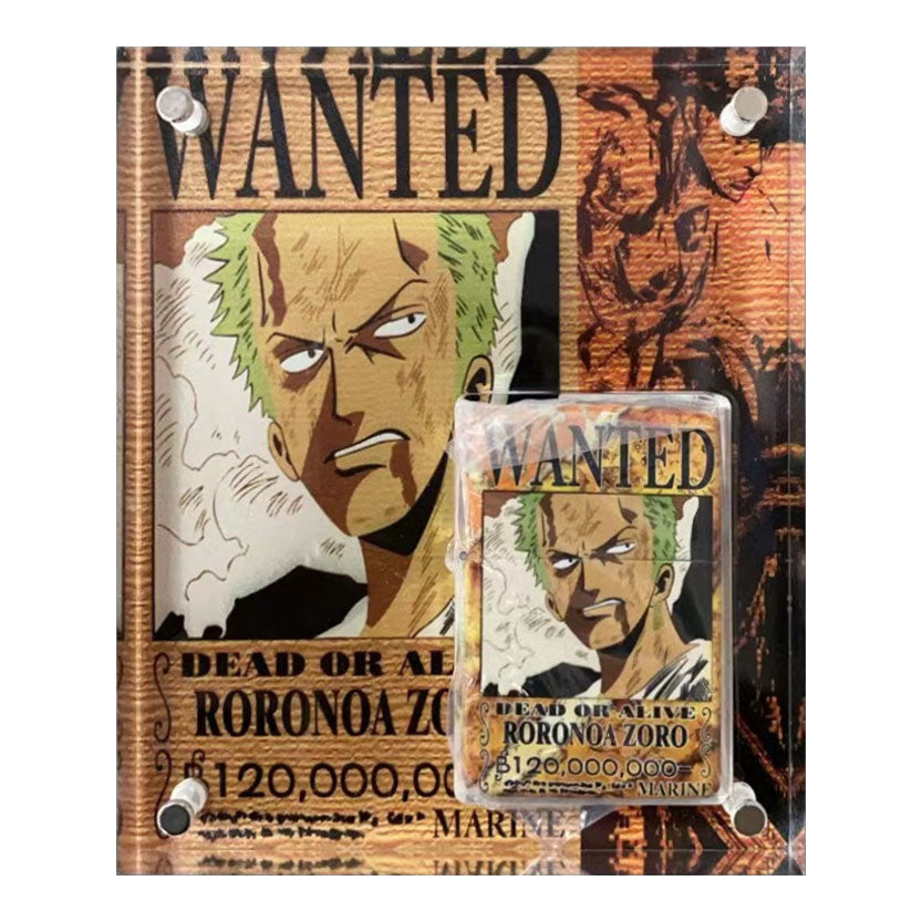Luffy / Zoro Wanted Poster Kerosene Lighter