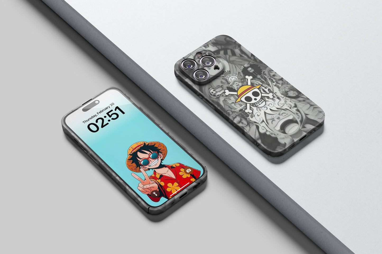 Luffy & Future Pirate King's Crew | One Piece 3D Printed Anime Phone Case