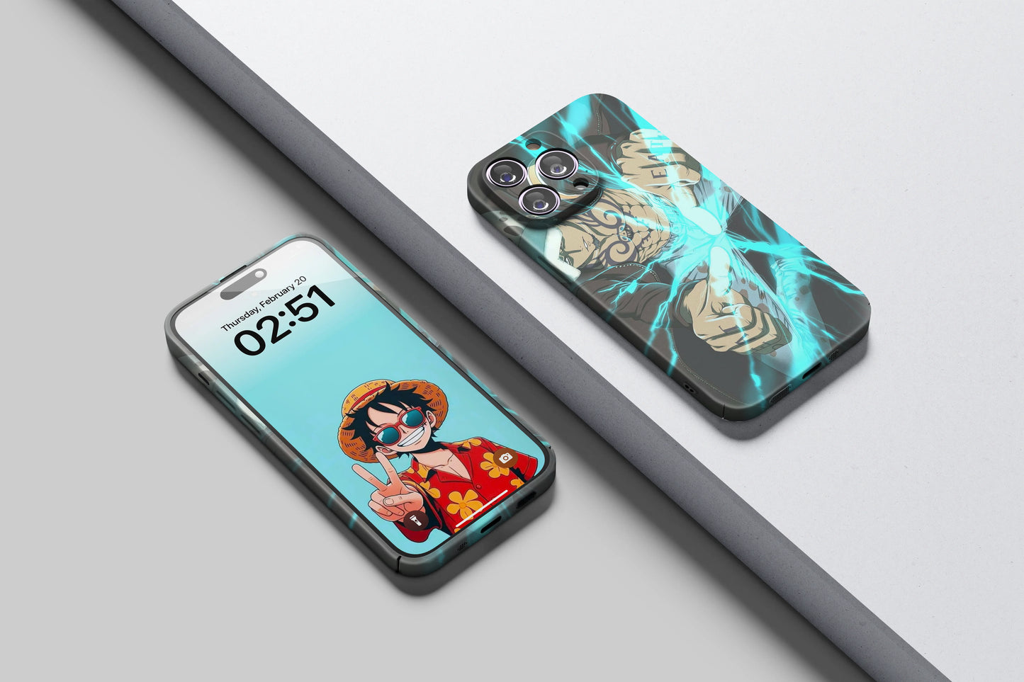 Trafalgar Law Heart Of Justice | One Piece 3D Printed Anime Phone Case