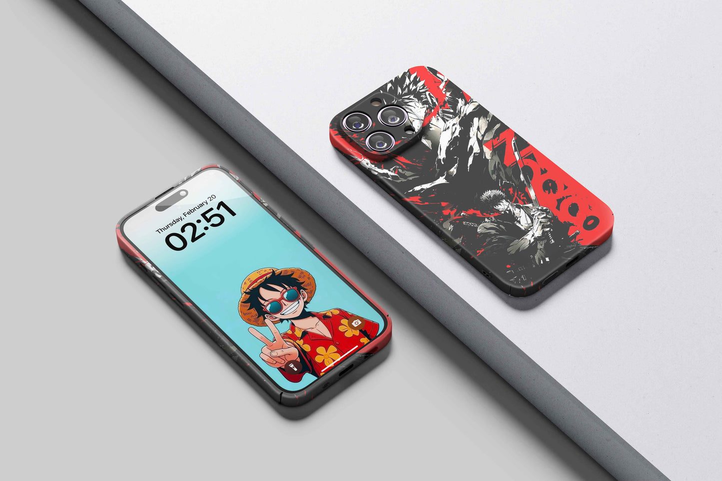 Zorro's Path Through Blood & Steel | One Piece 3D Printed Anime Phone Case
