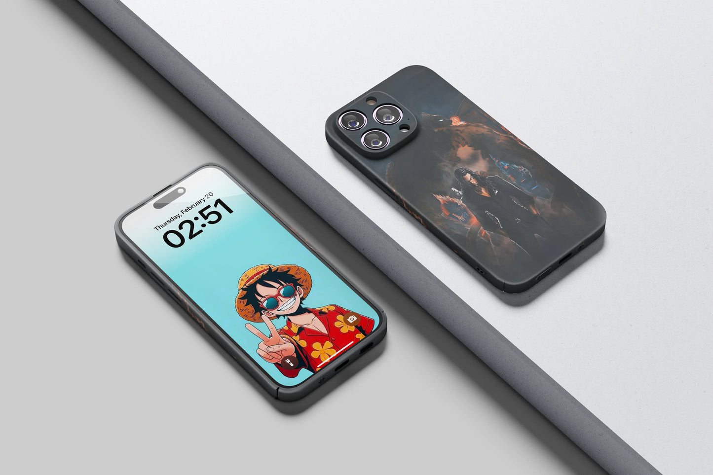 Rob Lucci The Silent Predator | One Piece 3D Printed Anime Phone Case