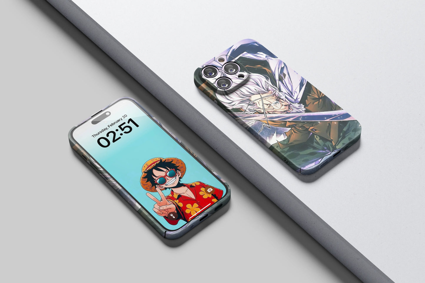 Silver Rayleigh | One Piece 3D Printed Anime Phone Case