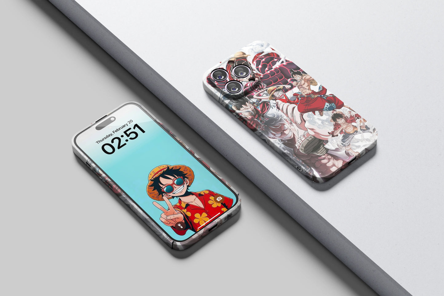 Luffy’s Unstoppable Journey | One Piece 3D Printed Anime Phone Case