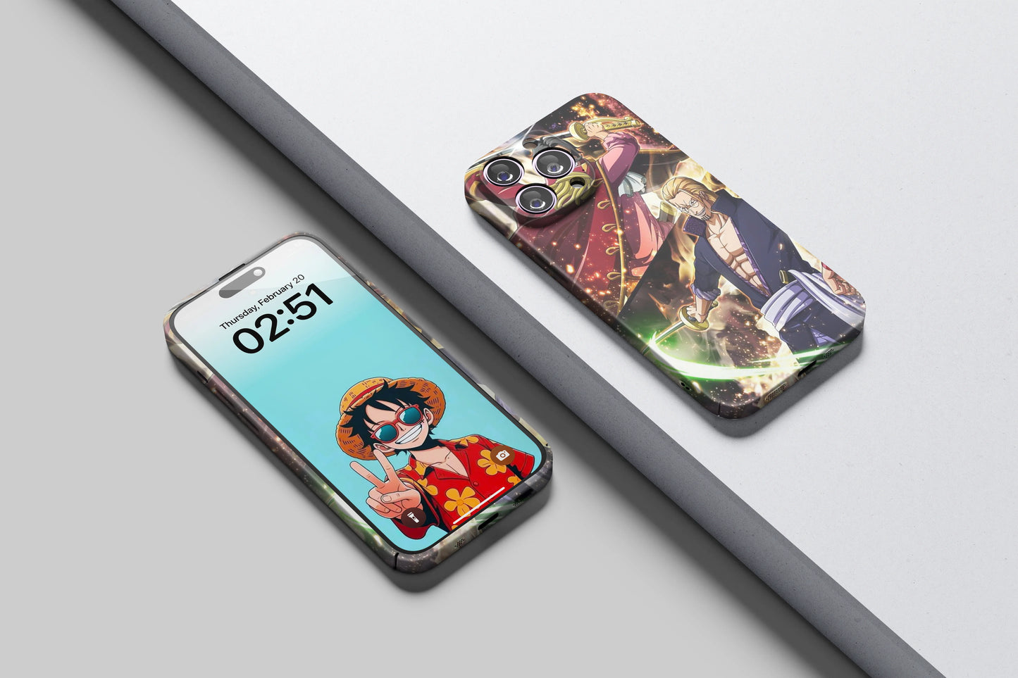 Pirate King Roger & Dark King Rayleigh | One Piece 3D Printed Anime Phone Case