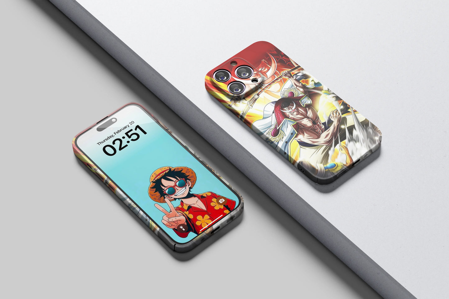 Whitebeard Unstoppable Might | One Piece 3D Printed Anime Phone Case