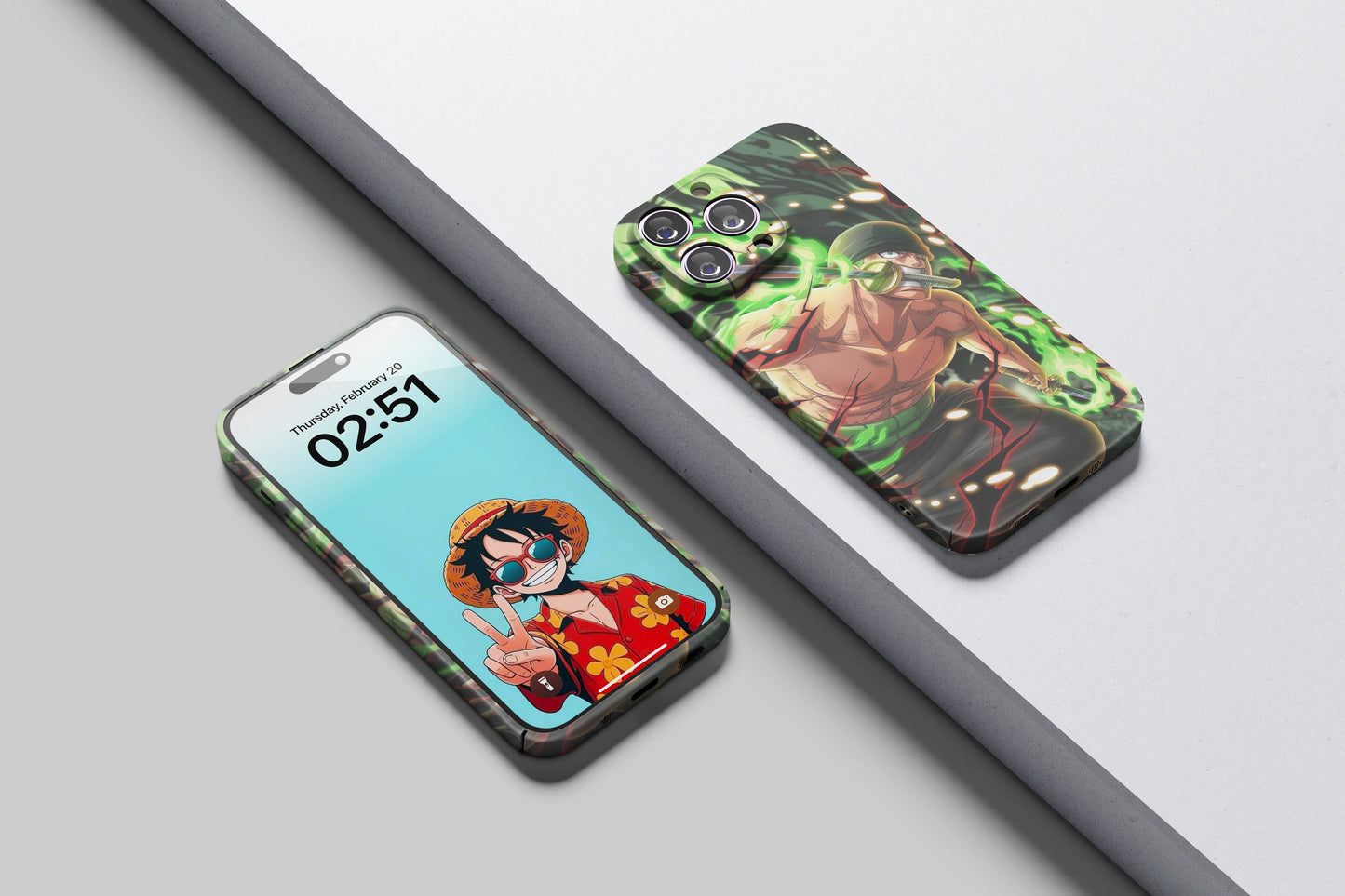 Zoro Haki Unleashed | One Piece 3D Printed Anime Phone Case