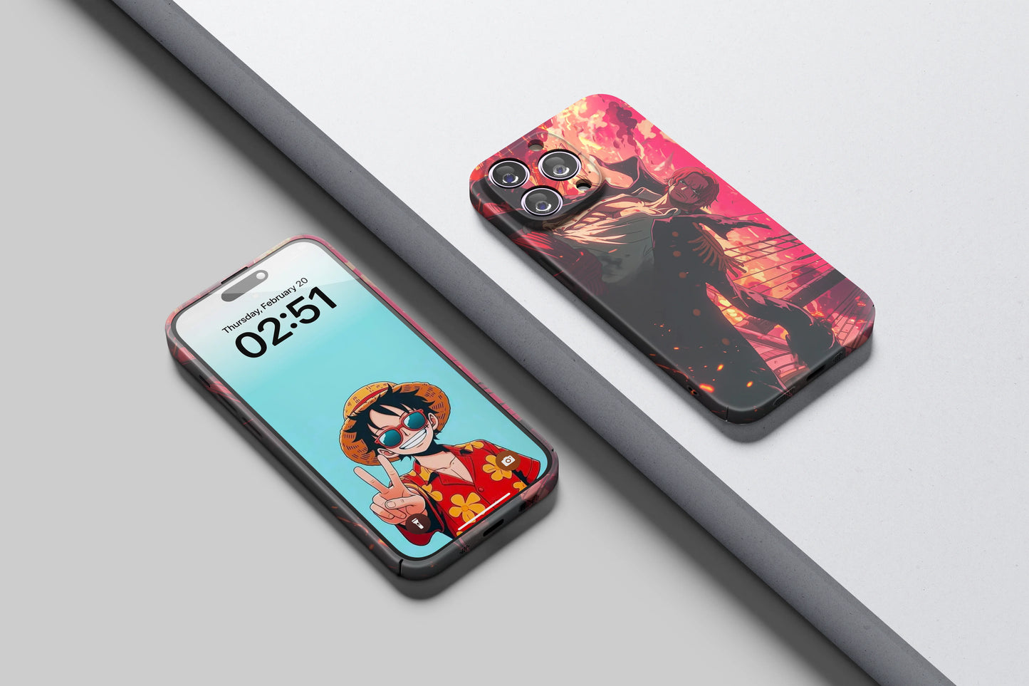 Shanks Pirate King’s Aura | One Piece 3D Printed Anime Phone Case