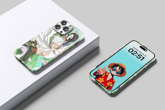 Rayleigh & Shakky Tides Of The Old Era | One Piece 3D Printed Anime Phone Case