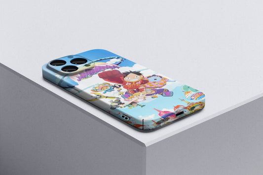 Luffy & Straw Hats In Egg Head Adventure | One Piece 3D Printed Anime Phone Case