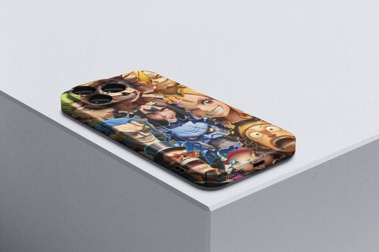 Legendary Straw Hats Pirates | One Piece 3D Printed Anime Phone Case