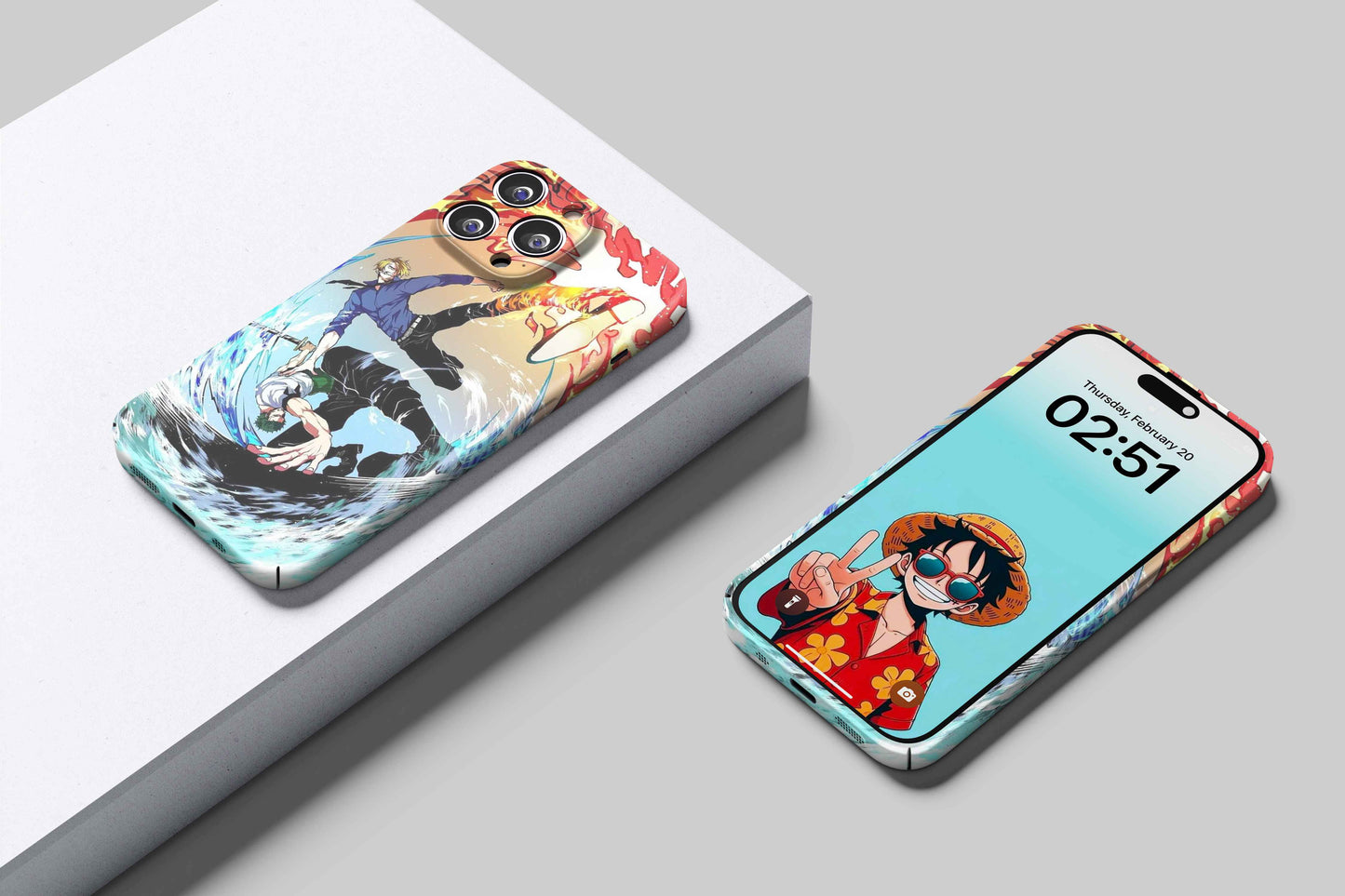 Zoro & Sanji Wings Of The King | One Piece 3D Printed Anime Phone Case