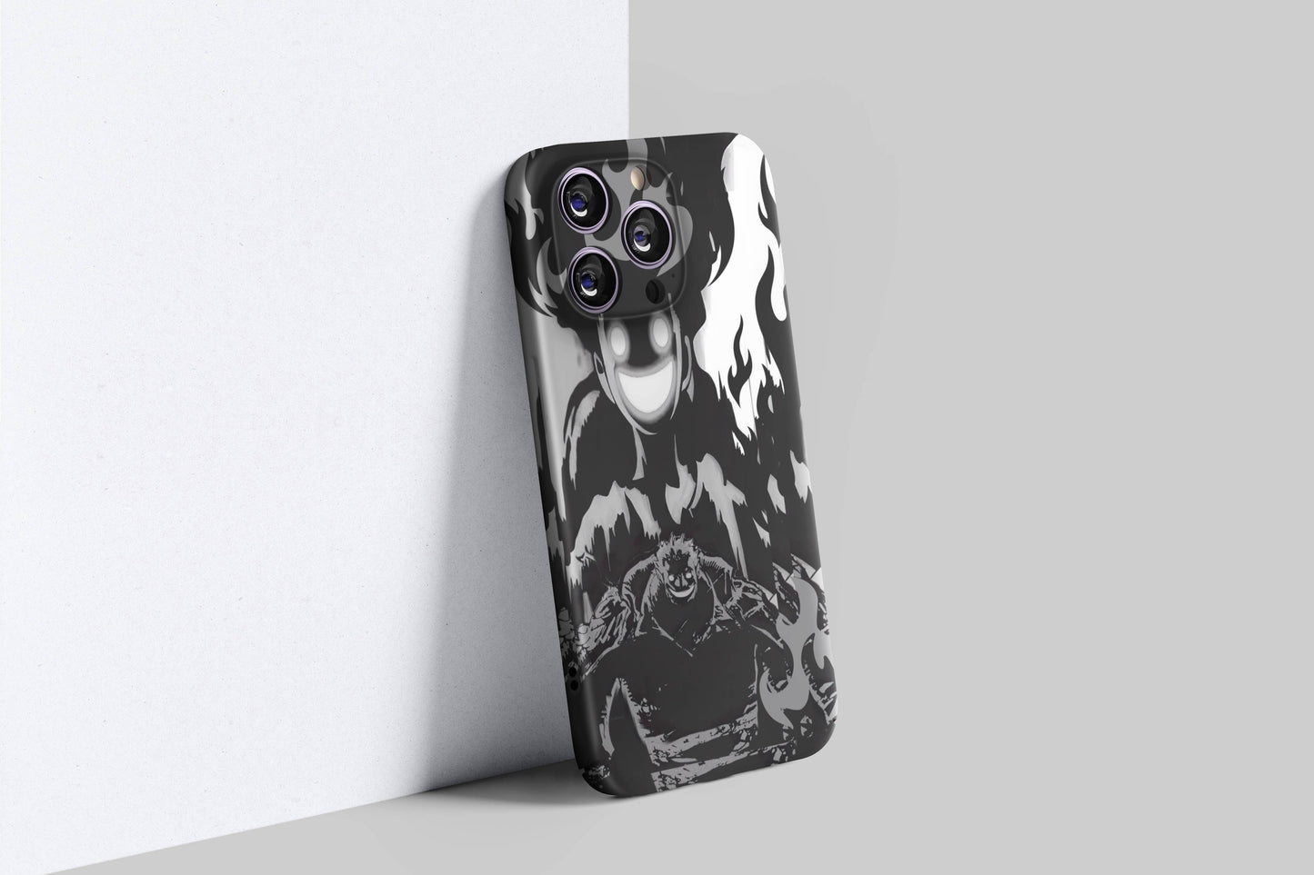 Luffy & Garp Same Blood Same Aura | One Piece 3D Printed Anime Phone Case