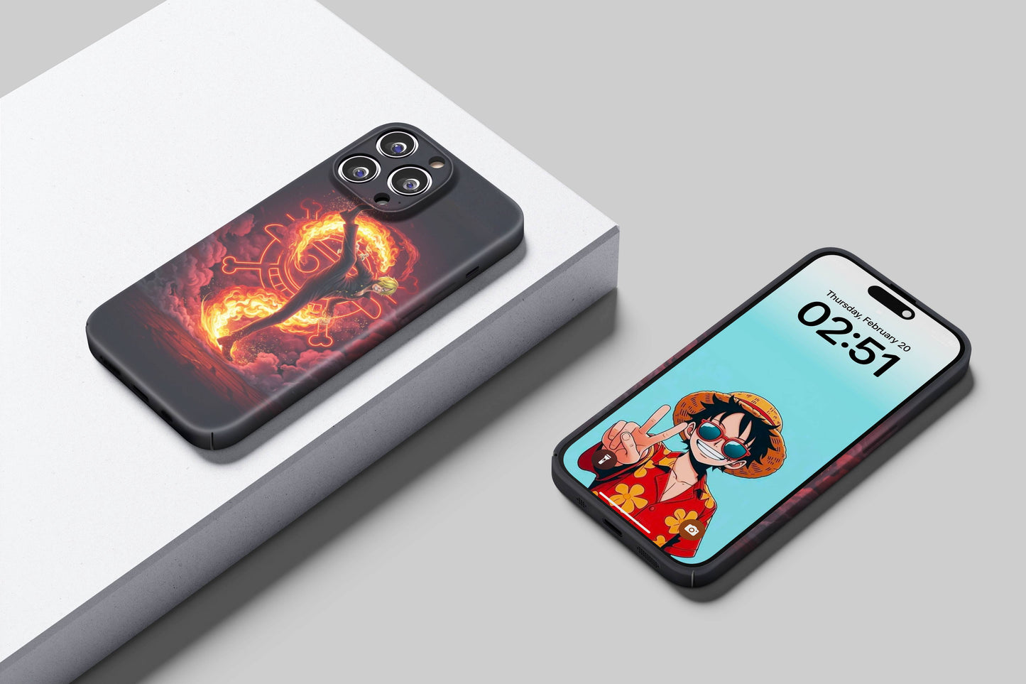 Sanji The Flaming Heart | One Piece 3D Printed Anime Phone