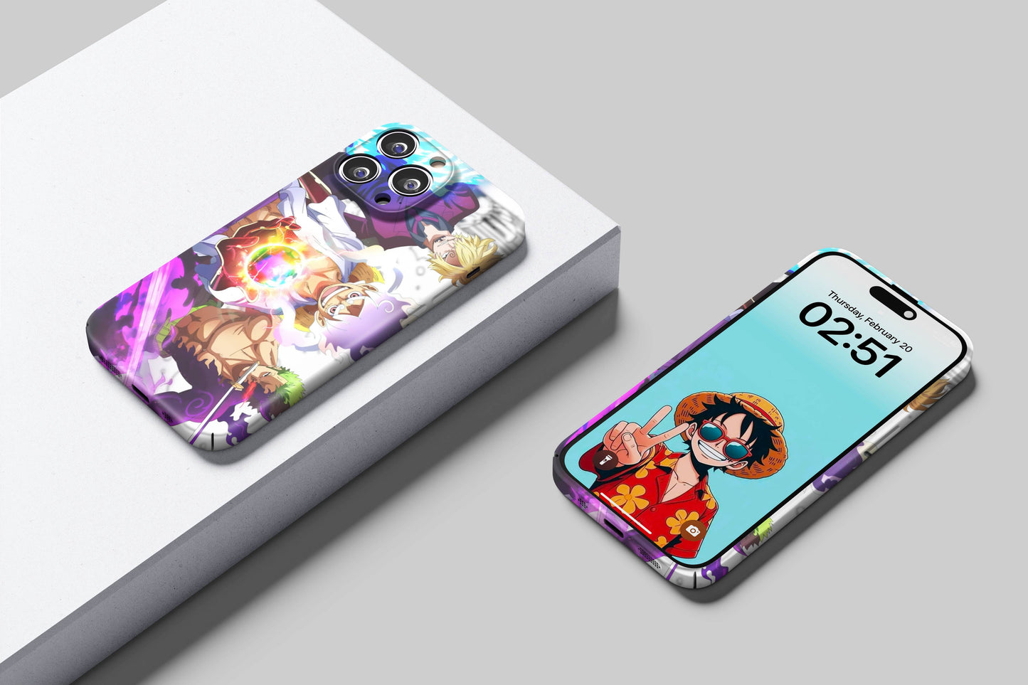 Luffy, Zoro & Sanji Stand Together | One Piece 3D Printed Anime Phone