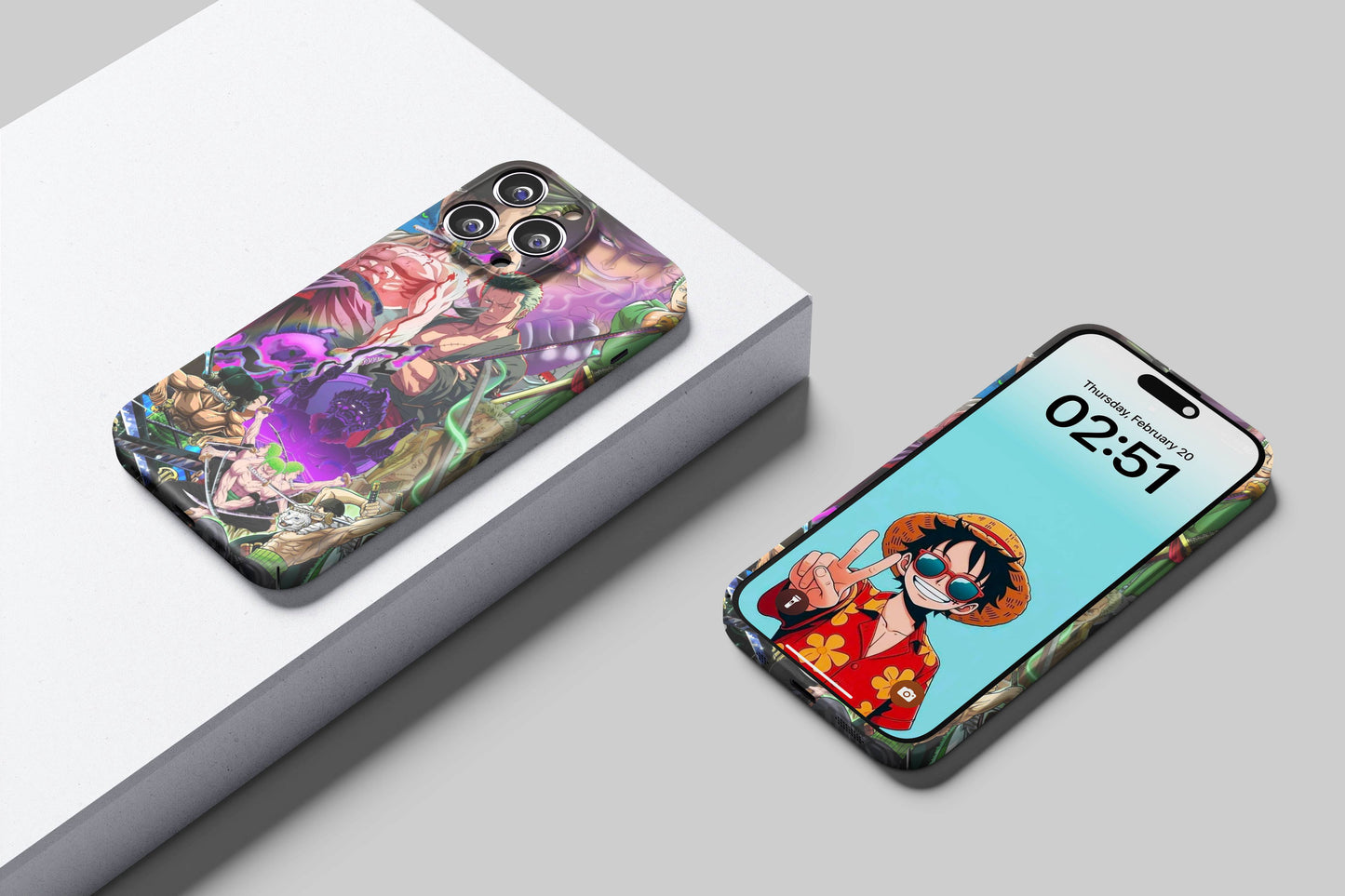 Roronoa Zoro The Road To Asura Power | One Piece 3D Printed Anime Phone Case