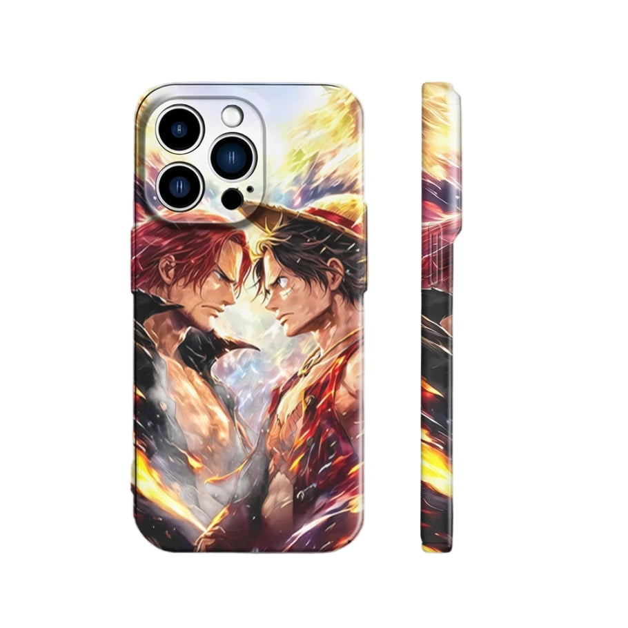 Luffy & Shanks The Promise Fulfilled | One Piece 3D Printed Anime Phone Case