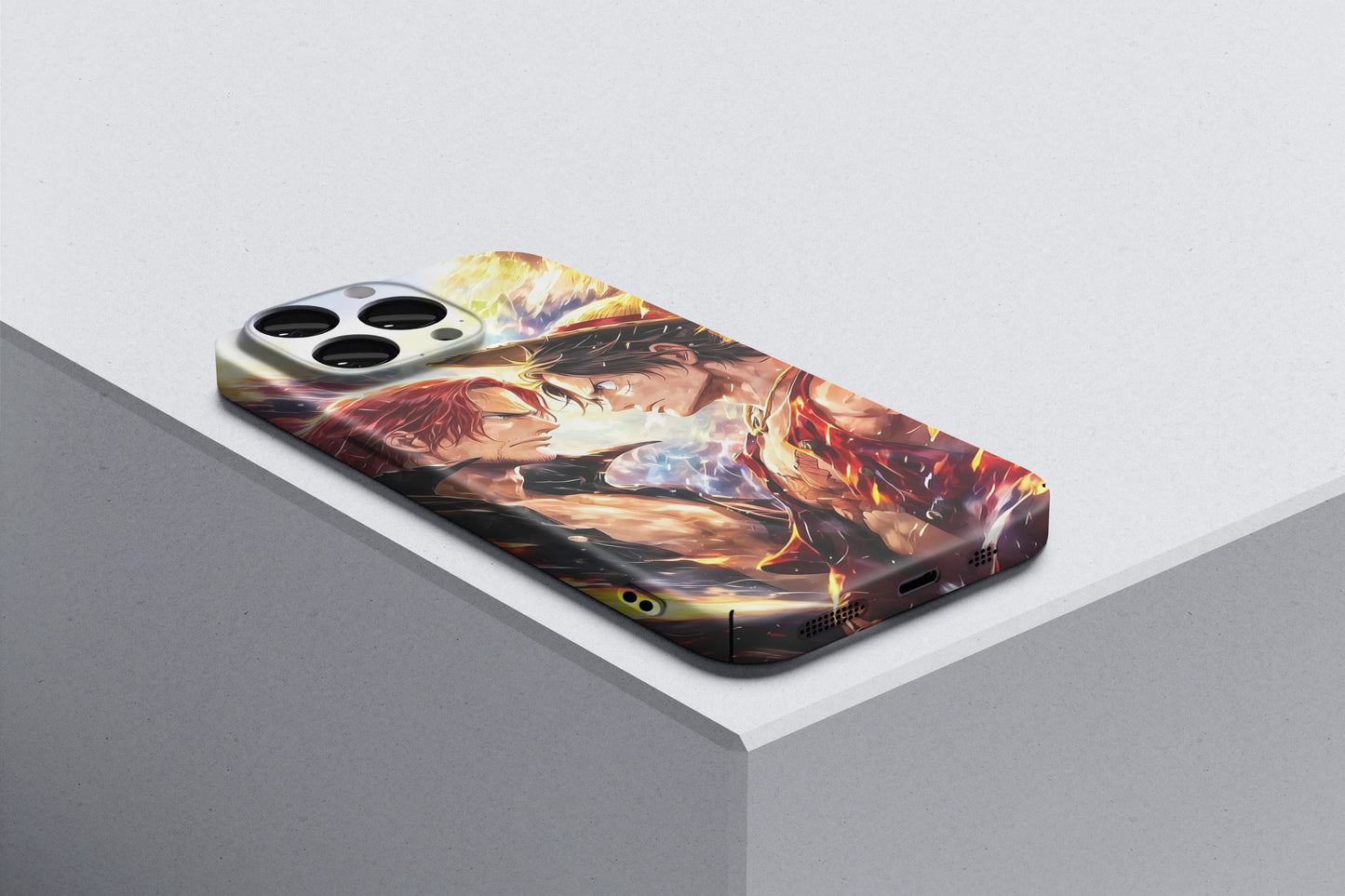Luffy & Shanks The Promise Fulfilled | One Piece 3D Printed Anime Phone Case