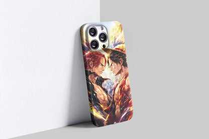 Luffy & Shanks The Promise Fulfilled | One Piece 3D Printed Anime Phone Case