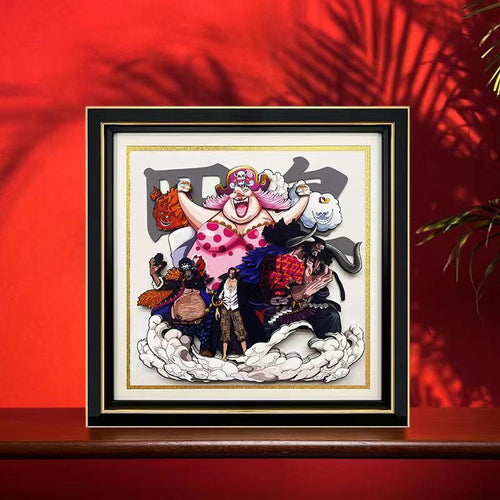 Dessin 3D artisanal « Four Emperors » : une caricature attrayante