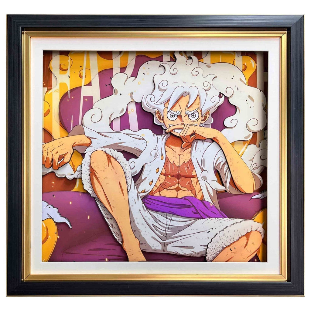 Luffy/Ace/Zoro dessin 3D de bande dessinée artisanale