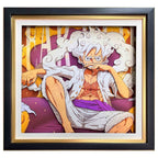 Luffy/Ace/Zoro dessin 3D de bande dessinée artisanale