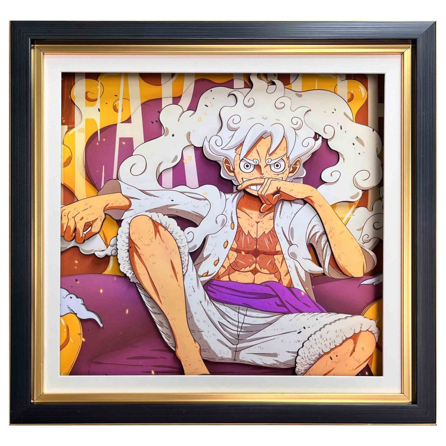 Luffy/Ace/Zoro dessin 3D de bande dessinée artisanale