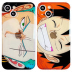 Luffy/Zoro iPhone silicone crash-resistant phone case