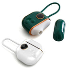 Trousse de relaxation personnelle portable double fonction, ensemble de massage en silicone souple à écran LCD avec étui de rangement à chargement magnétique, accessoire de soin quotidien silencieux et étanche