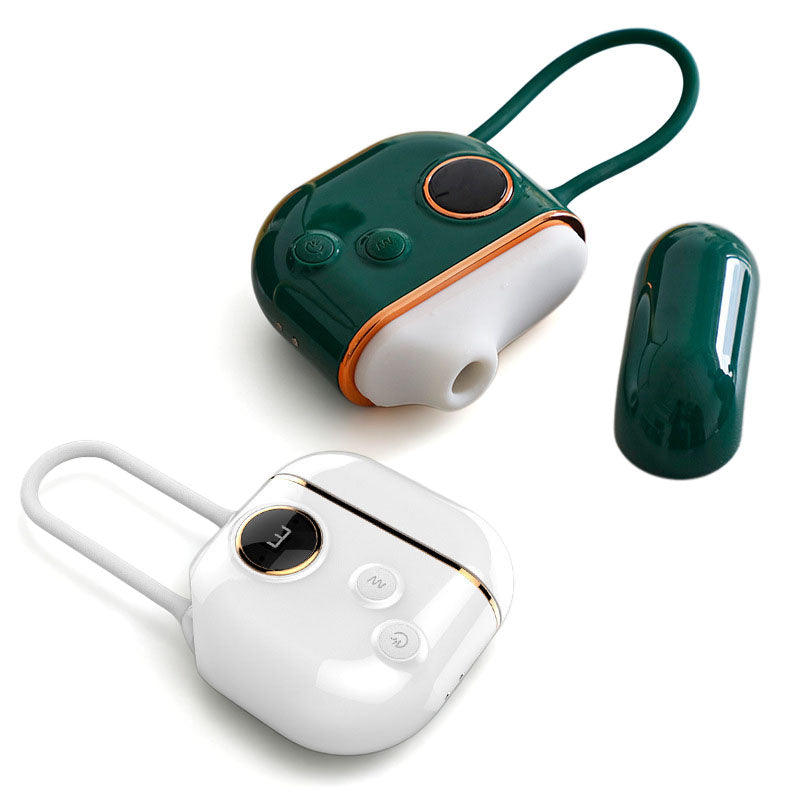 Trousse de relaxation personnelle portable double fonction, ensemble de massage en silicone souple à écran LCD avec étui de rangement à chargement magnétique, accessoire de soin quotidien silencieux et étanche