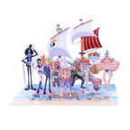 Décoration figurine acrylique sur socle Luffy, les pirates au chapeau de paille