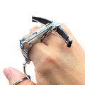 Multi-functional high-power finger transmitter toy keychain