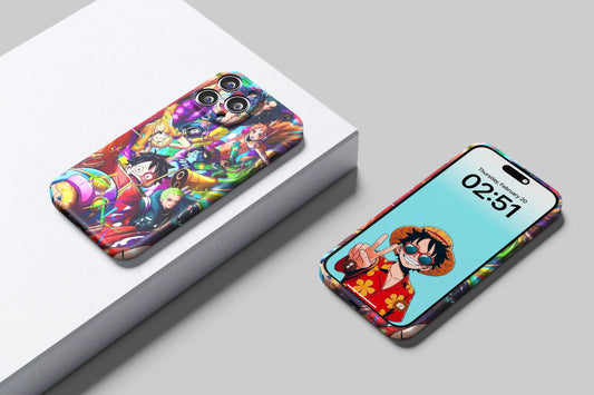 Straw Hat Pirates In Egghead Island | One Piece 3D Printed Anime Phone Case