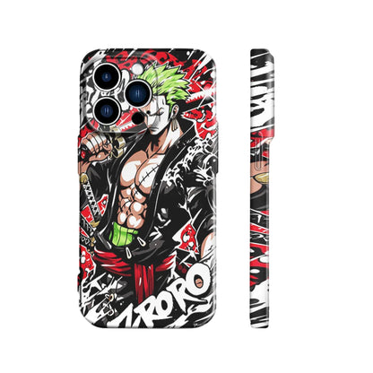 Roronoa Zoro The Green Tempest | One Piece 3D Printed Anime Phone Case