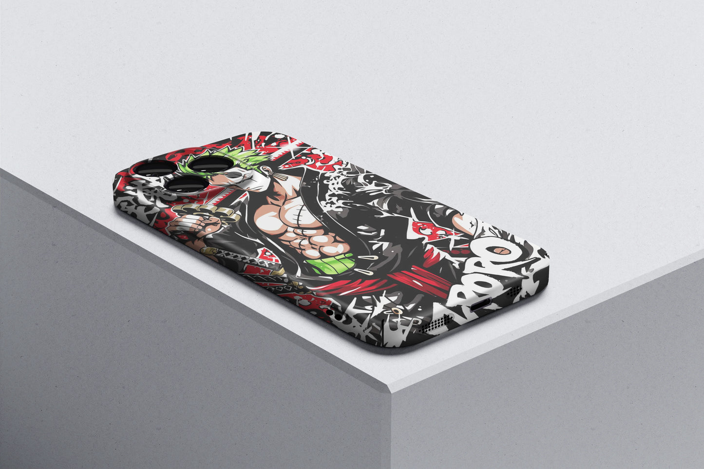 Roronoa Zoro The Green Tempest | One Piece 3D Printed Anime Phone Case