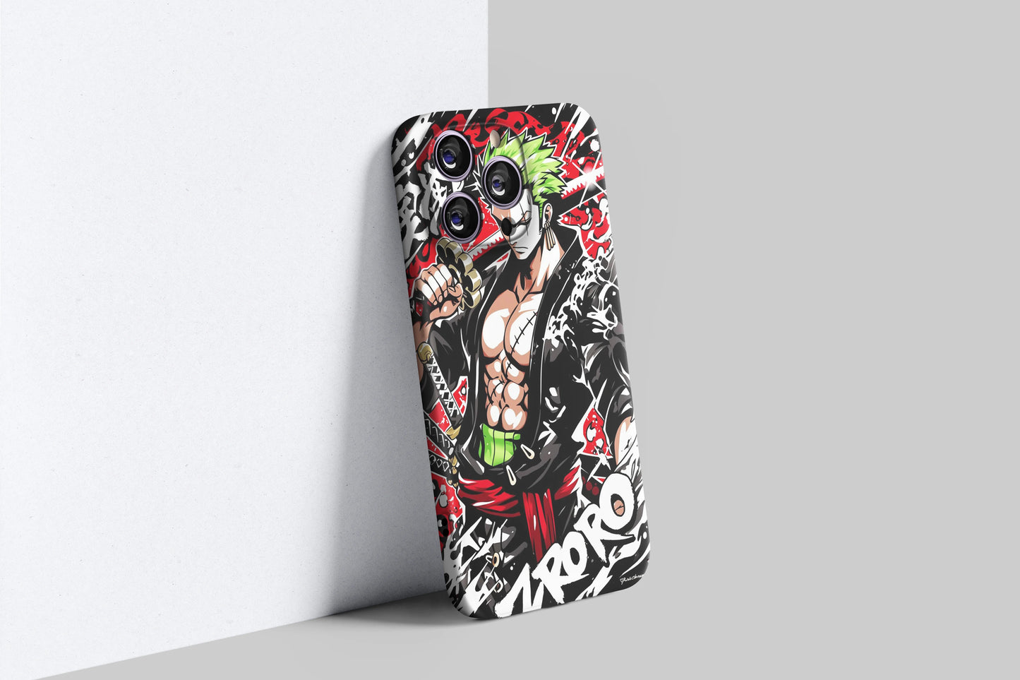 Roronoa Zoro The Green Tempest | One Piece 3D Printed Anime Phone Case