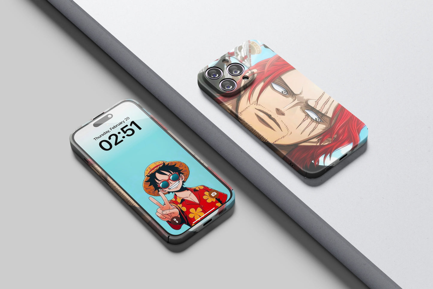 Akagami Shanks | One Piece 3D Printed Anime Phone Case