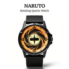 Naruto Itachi Montre à quartz rotative, Mode Ermite des Six Chemins Sharingan Montre-bracelet Anime