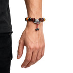 Bracelet Perles One Piece As Luffy Sabo | Bracelet à Breloques Anime Les Trois Frères