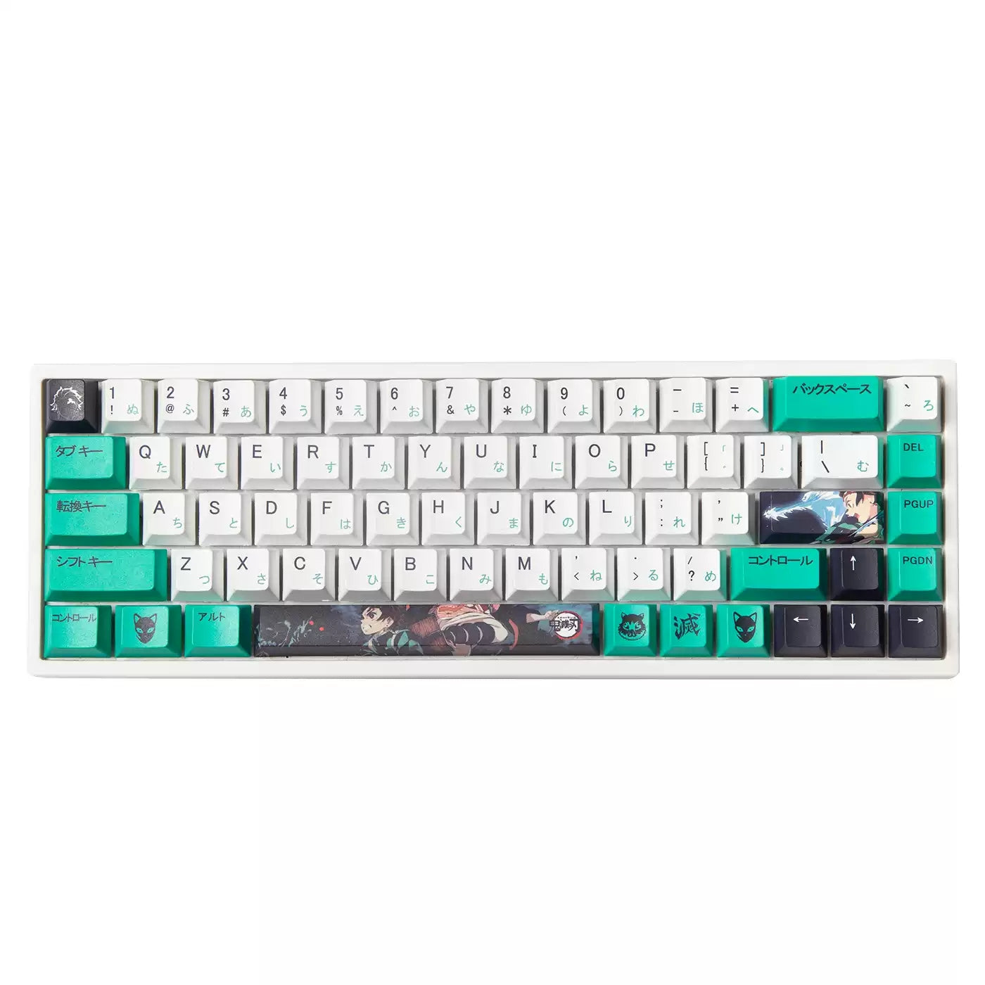 Nezuko/Tanjirou/Tokitou Muichirou Creative transparent cute mechanical keyboard cap