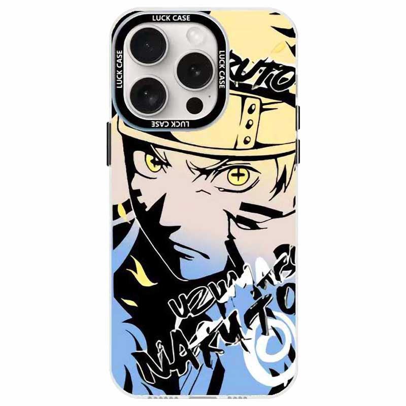 Naruto Sasuke Anime Phone Case, Graffiti Style Multi Character Shockproof Protective Case For iPhone All Models Anti-Scratch Soft TPU Cell Phone Cover