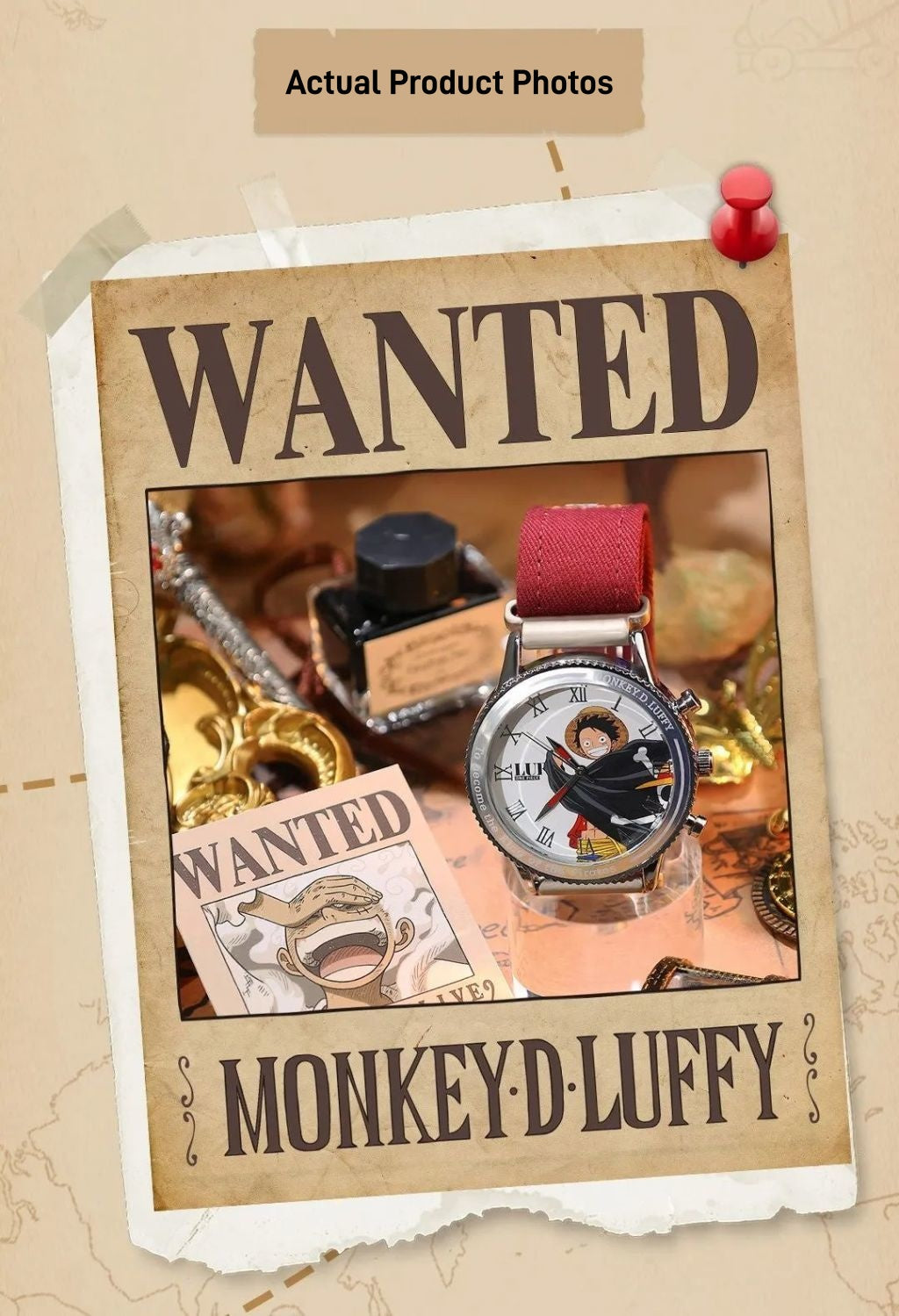 Montre Animée ONE PIECE Blind Box | Montre-Bracelet à Quartz Mystère avec Personnage pour Fans