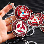 Porte-clés rotatif Sharingan Naruto - Jouet Fidget Spinner Uchiha Anime